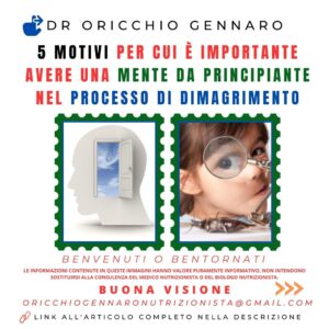 5 MOTIVI PER CUI È IMPORTANTE AVERE UNA MENTE DA PRINCIPIANTE NEL PROCESSO DI DIMAGRIMENTO