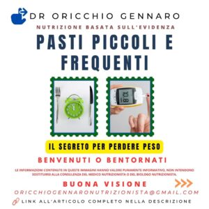 PASTI PICCOLI E FREQUENTI