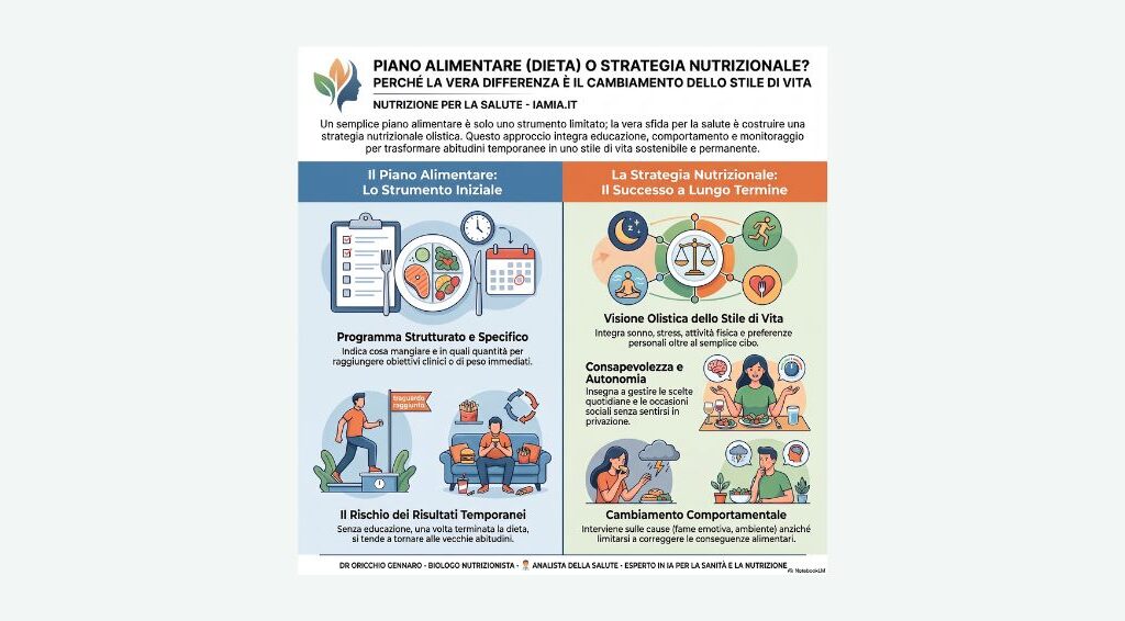 PIANO ALIMENTARE O STRATEGIA NUTRIZIONALE
