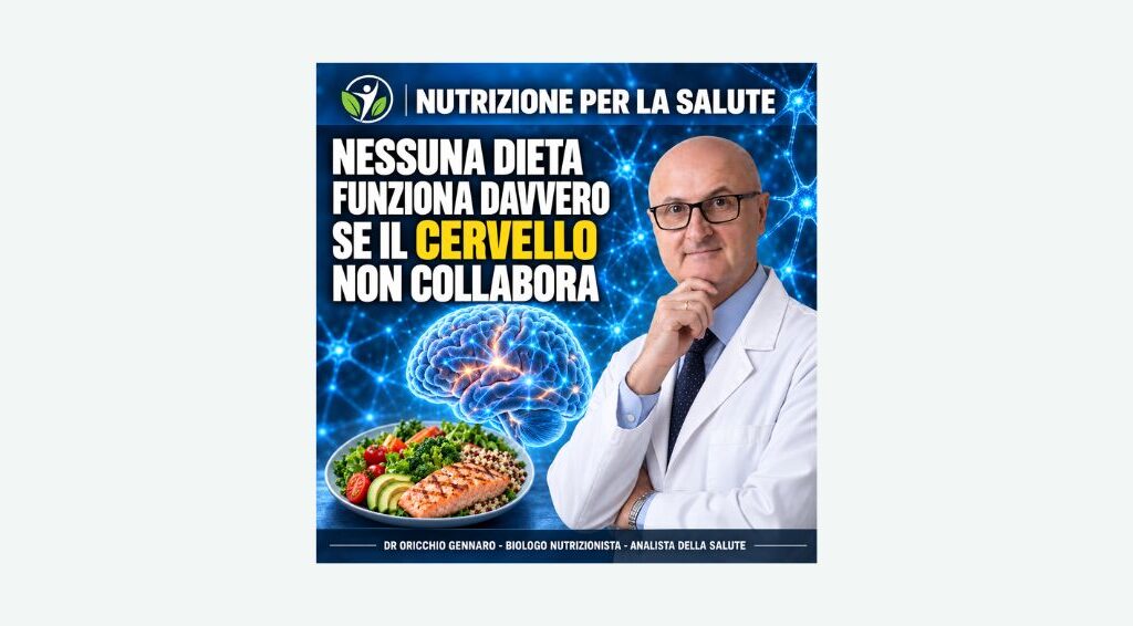 NESSUNA DIETA FUNZIONA DAVVERO SE IL CERVELLO NON COLLABORA