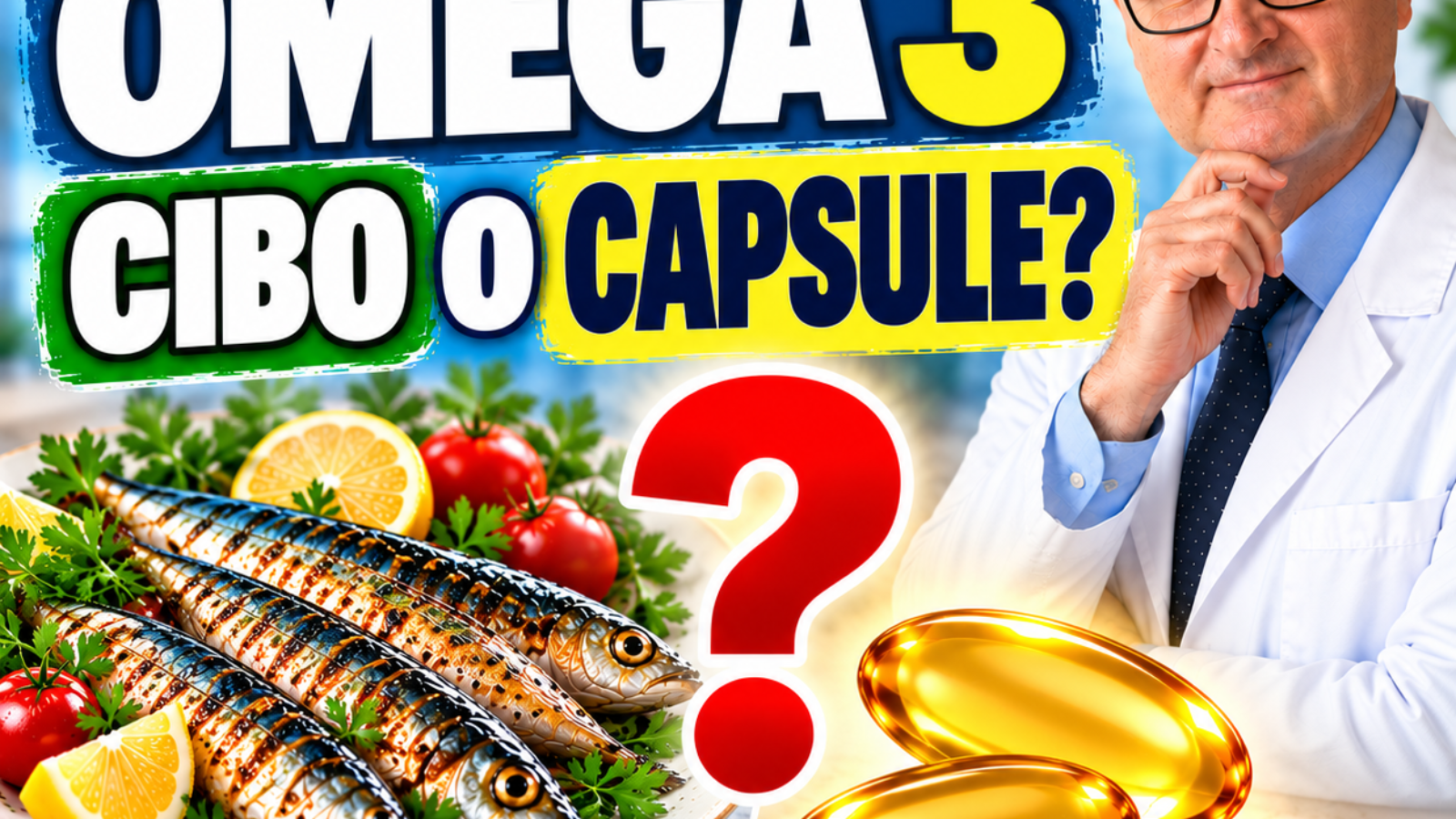 OMEGA 3 - CIBO O CAPSULE?